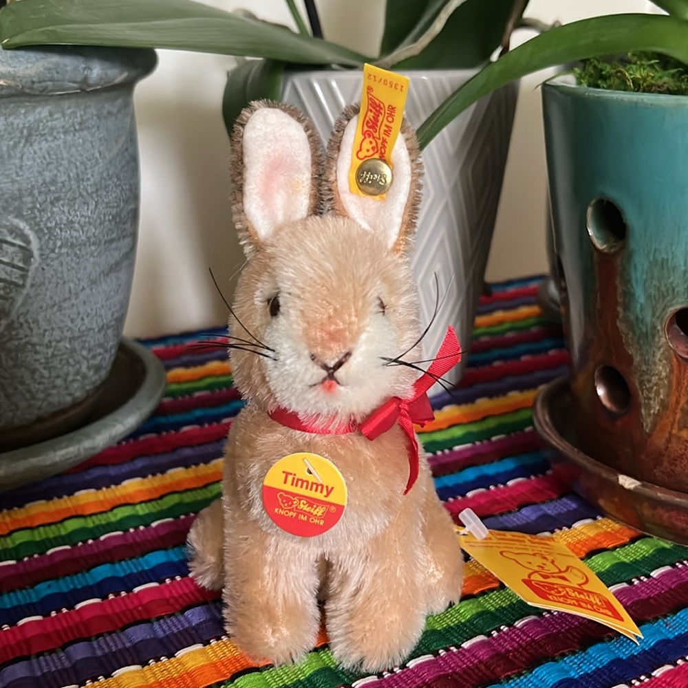 Steiff Timmy Hase 1350/12 Genuine Mohair